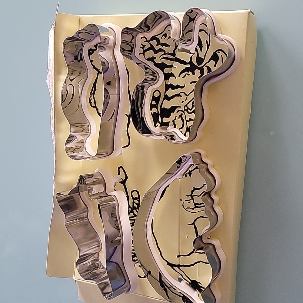 Winnie & friends handled cookie cutters. New